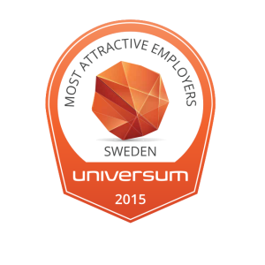 most attractive employers sweden universum 2015 vector logo