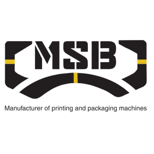 msb manufacturer of printing and packaging machines logo vector