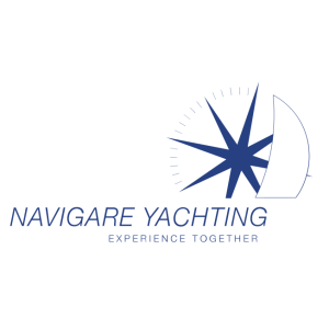 navigare yachting experience together vector logo