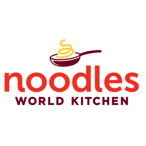 noodles world kitchen vector logo