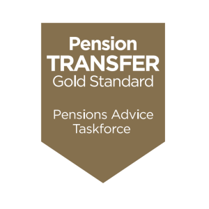 pension transfer gold standard ptgs logo vector
