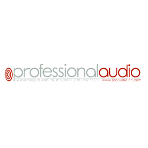 professional audio associates logo vector