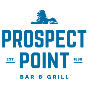 prospect point bar and grill logo vector