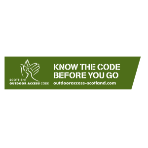 scottish outdoor access code vector logo