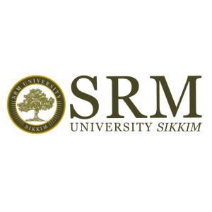 srm university sikkim vector logo