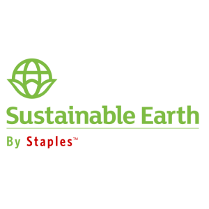 sustainable earth by staples vector logo