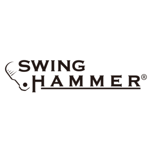 swing hammer vector logo