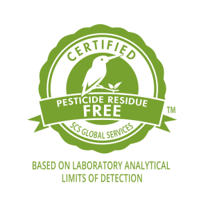 Certified Pesticide Residue Free