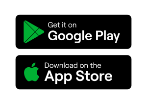 Green Google Play and App Store Button