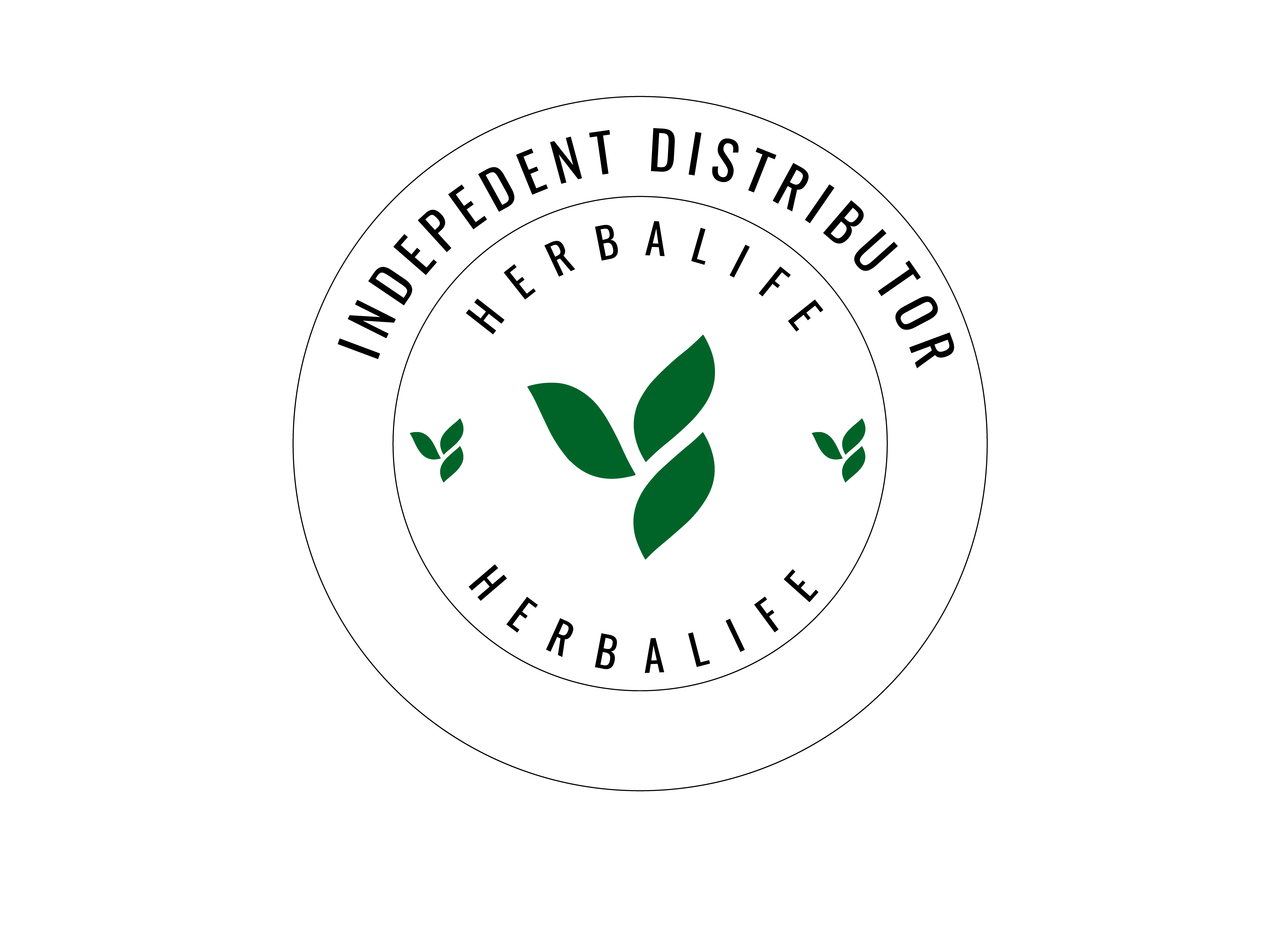 Herbalife classic logo embroidery design