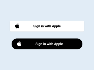 Sign in with Apple Button