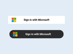 Sign in with Microsoft Button
