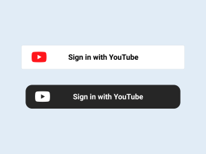 Sign in with Youtube Button