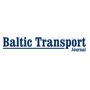 baltic transport journal logo vector