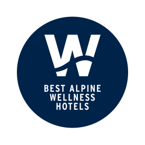 best alpine wellness hotels logo vector