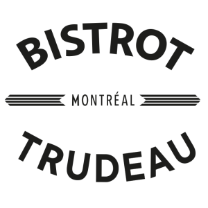 bistrot montreal trudeau logo vector