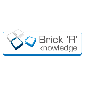 brick r knowledge logo vector