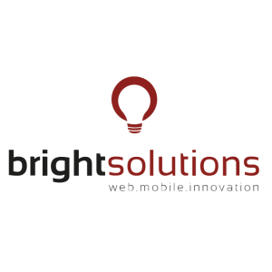 bright solutions gmbh logo vector