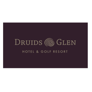 druids glen hotel and golf resort logo vector