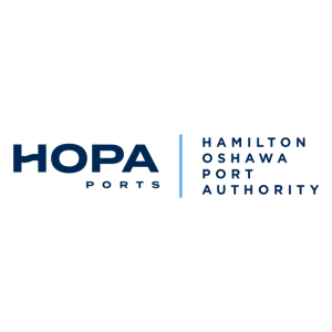 hopa ports hamilton oshawa port authority logo vector