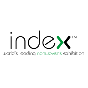 index worlds leading nonwovens exhibition logo vector