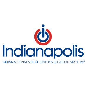 indiana convention center and lucas oil stadium icclos logo vector