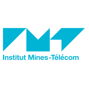 institut mines telecom imt logo vector