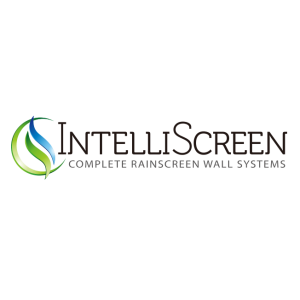 intelliscreen complete rainscreen wall systems logo vector