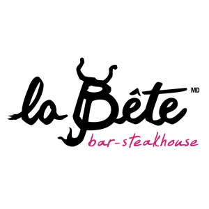 la bete bar steakhouse quebec logo vector