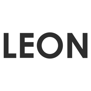 leon restaurants logo vector