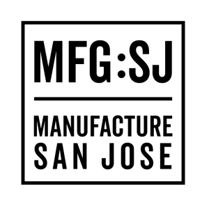 mfgsj manufacture san jose logo vector