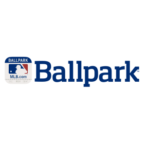 mlb ballpark logo vector
