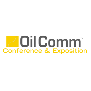 oilcomm conference and exposition logo vector