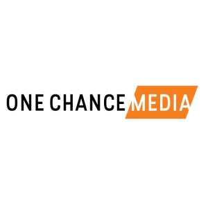one chance media logo vector