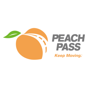 peach pass logo vector