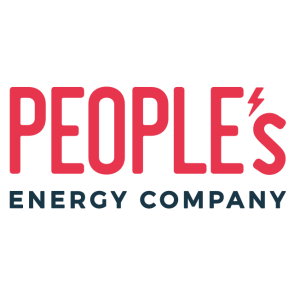 peoples energy company logo vector