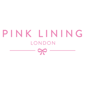 pink lining logo vector