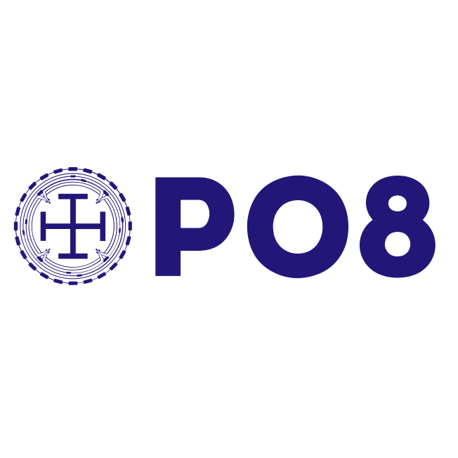 po8 logo vector