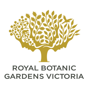 royal botanic gardens victoria logo vector