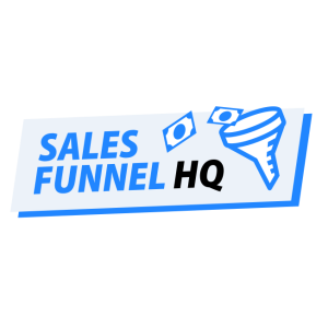 sales funnel hq logo vector