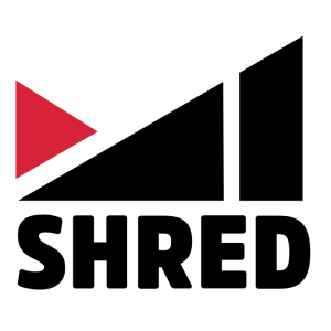 shred video inc logo vector