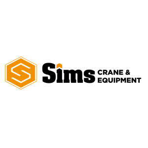 sims crane and equipment logo vector