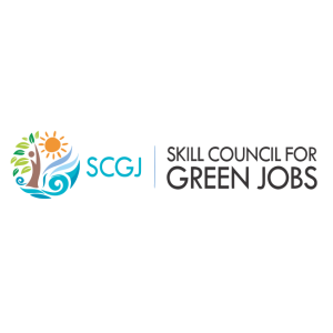 skill council for green jobs scgj logo vector