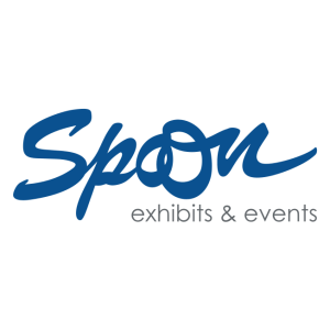 spoon exhibits and events logo vector