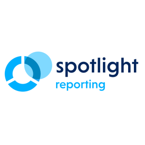 spotlight reporting logo vector