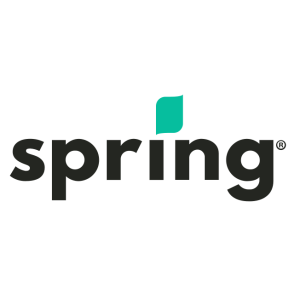 spring financial inc logo vector
