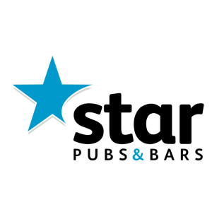 star pubs and bars logo vector