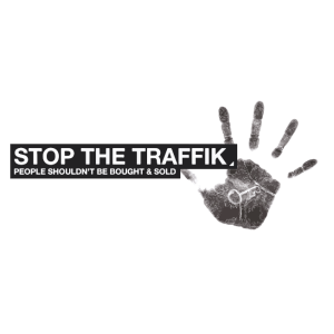 stop the traffik logo vector