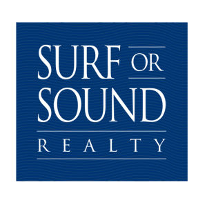 surf or sound realty logo vector