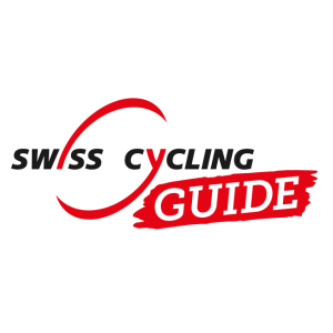 swiss cycling guide logo vector